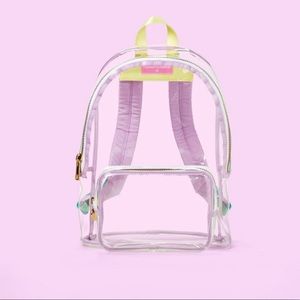 💕NWT 💕
Clear pastel backpack 
Stoney Clover Lane x Target
Details in pho…